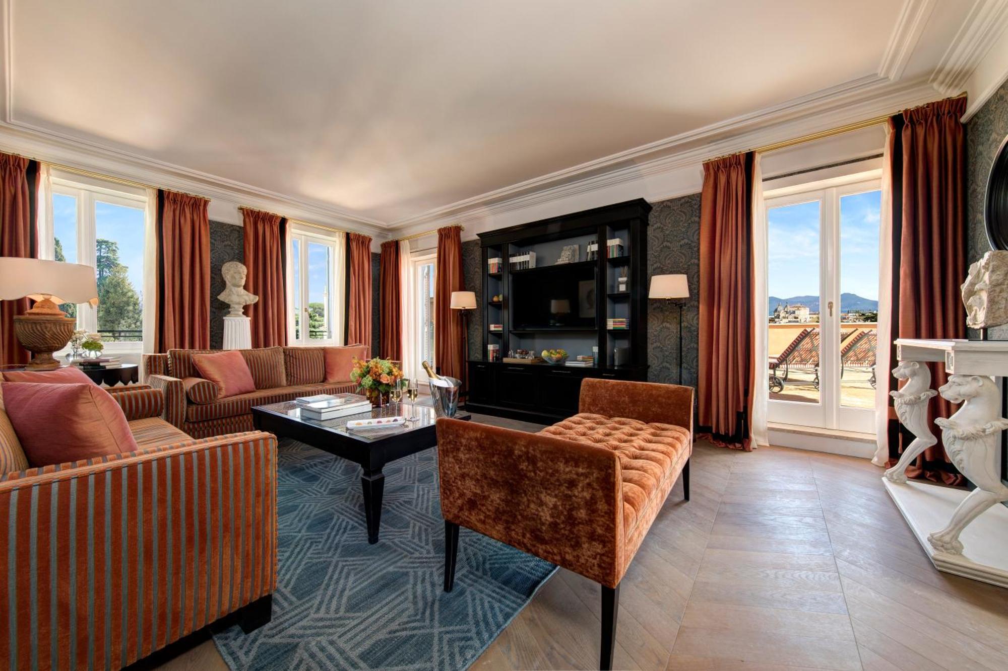 Rocco Forte Hotel De La Ville Roma Esterno foto